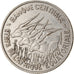 Monnaie, États de l'Afrique équatoriale, 100 Francs, 1966, Paris, TTB, Nickel