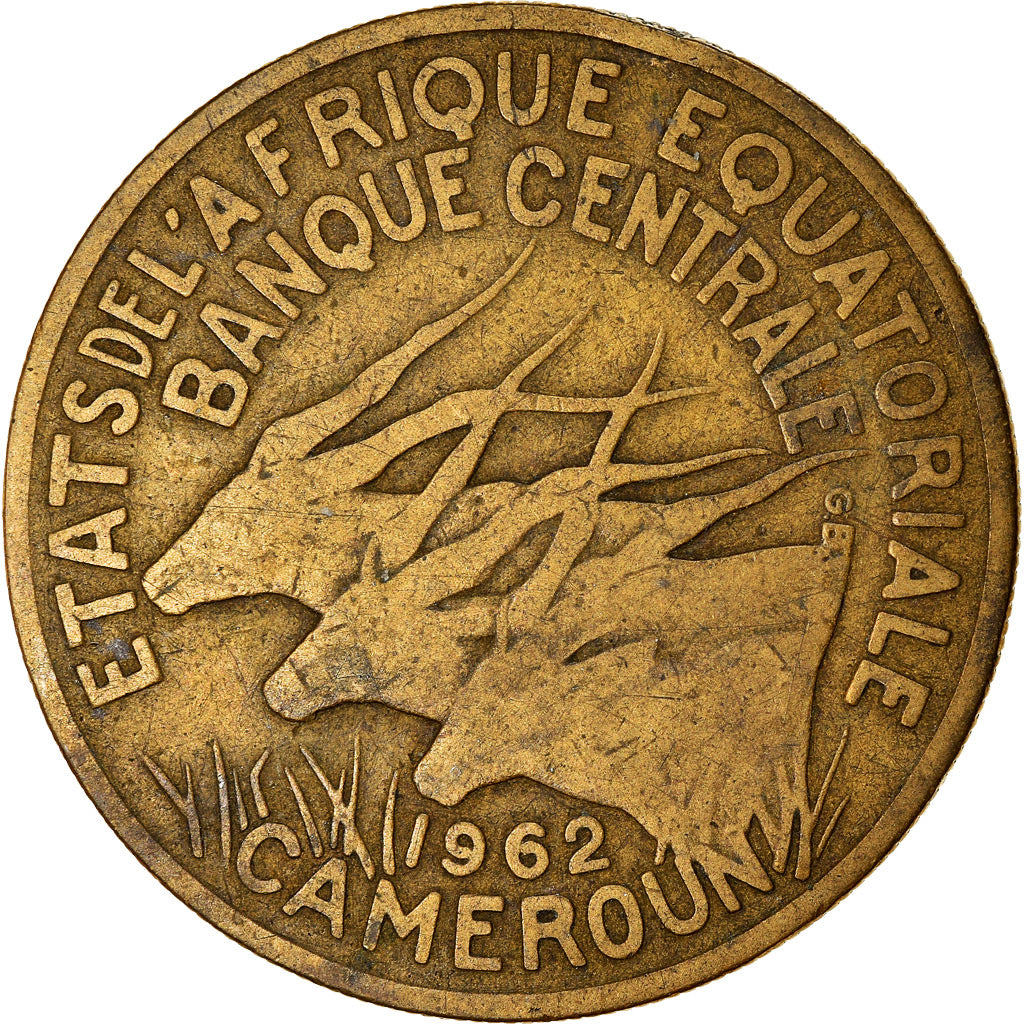 Moneta, Stati dell’Africa equatoriale, 25 Francs, 1962, Paris, MB+