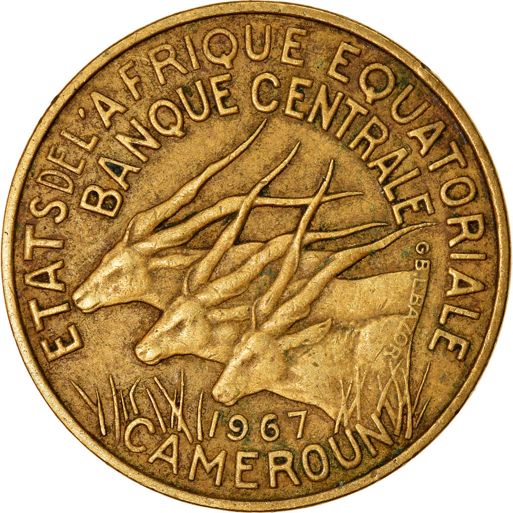 Münze, Äquatorial Afrikanische Staaten, 10 Francs, 1967, Paris, SS