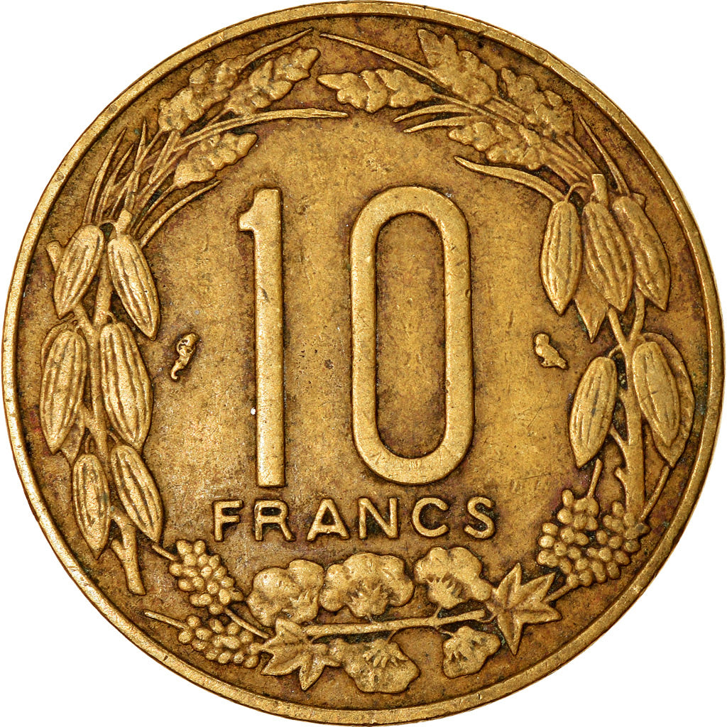 Münze, Äquatorial Afrikanische Staaten, 10 Francs, 1967, Paris, SS