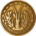 Moneda, África oriental francesa, 25 Francs, 1957, BC+, Aluminio - bronce, KM:9