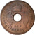 Moneda, ESTE DE ÁFRICA, George V, 10 Cents, 1925, BC+, Bronce, KM:19