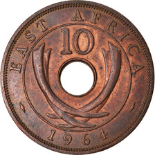 Coin, EAST AFRICA, 10 Cents, 1964, EF(40-45), Bronze, KM:40