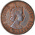 Moneda, Estados del Caribe Oriental , Elizabeth II, Cent, 1955, BC+, Bronce
