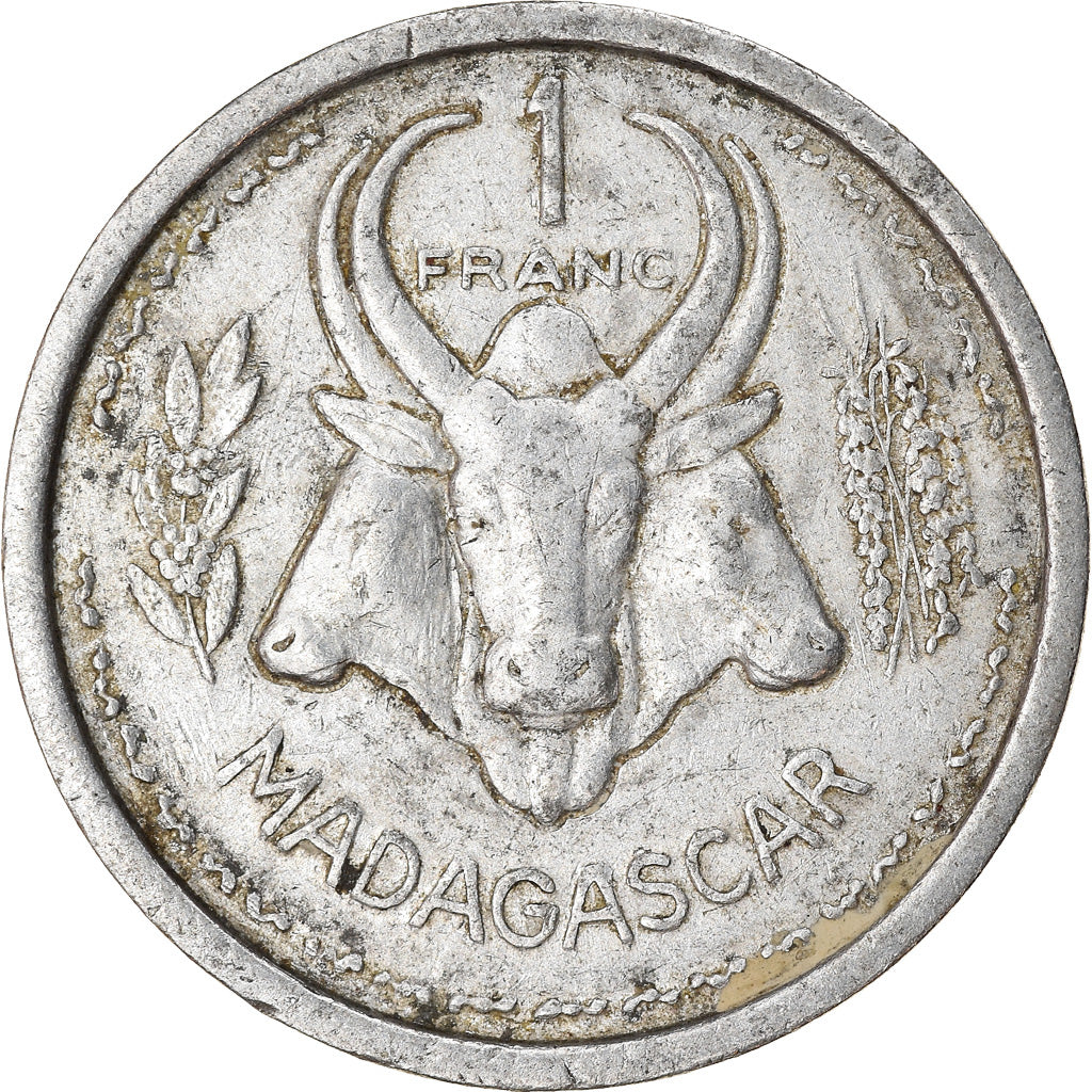 Münze, Madagascar, Franc, 1948, Paris, S+, Aluminium, KM:3