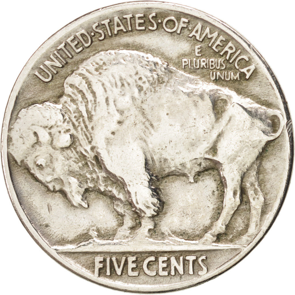 UNITED STATES, Buffalo Nickel, 5 Cents, 1917, U.S. Mint, KM #134, EF(40-45),...
