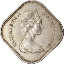 Monnaie, Bahamas, Elizabeth II, 15 Cents, 1966, TTB, Copper-nickel, KM:5