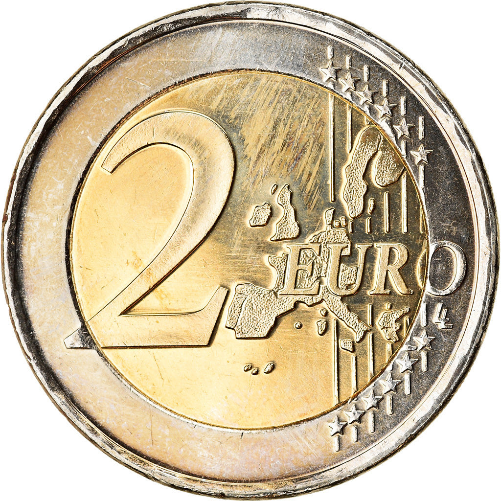 Netherlands, 2 Euro, 2003, AU(55-58), Bi-Metallic, KM:241