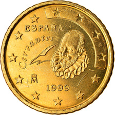 España, 50 Euro Cent, 1999, SC, Latón, KM:1045