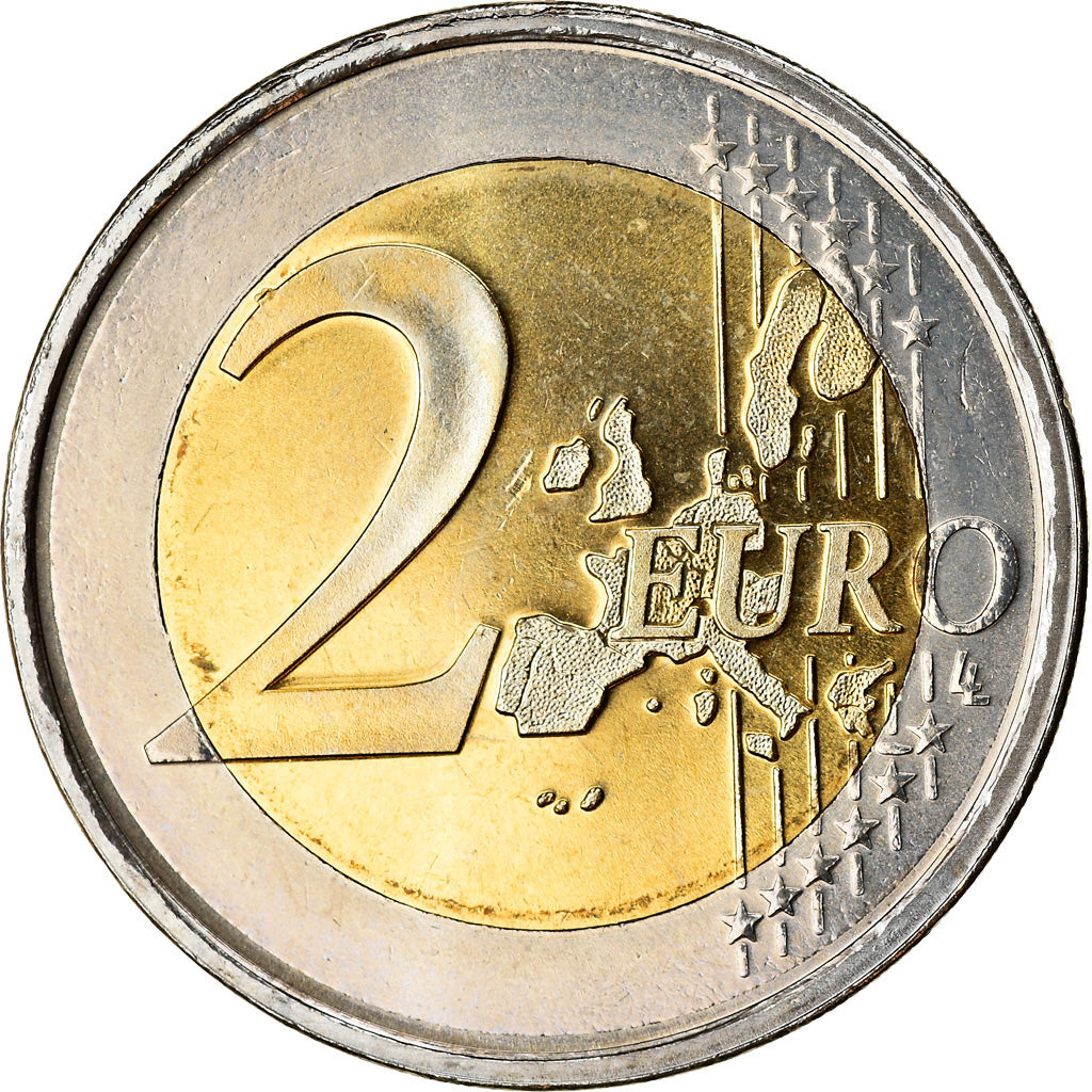 Luxembourg, 2 Euro, 2004, MS(63), Bi-Metallic, KM:82