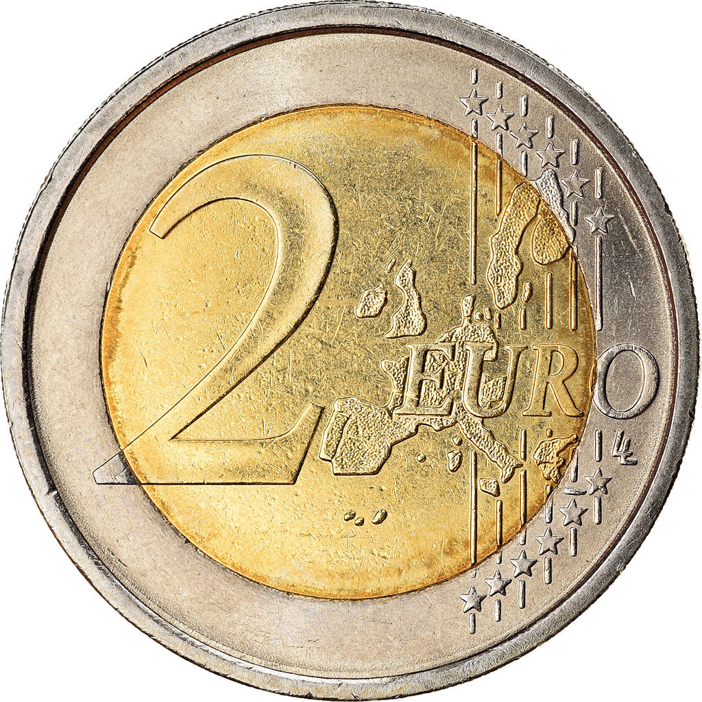 Italia, 2 Euro, 2002, SC, Bimetálico, KM:217