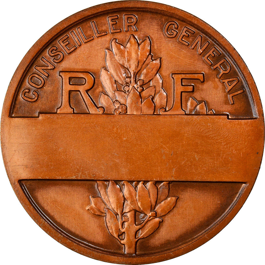 Frankrijk, Medaille, Conseil Général, Politics, Society, War, Morlon, UNC-