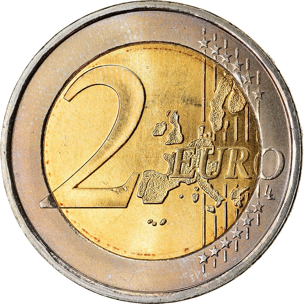Portogallo, 2 Euro, 2004, SPL, Bi-metallico, KM:747