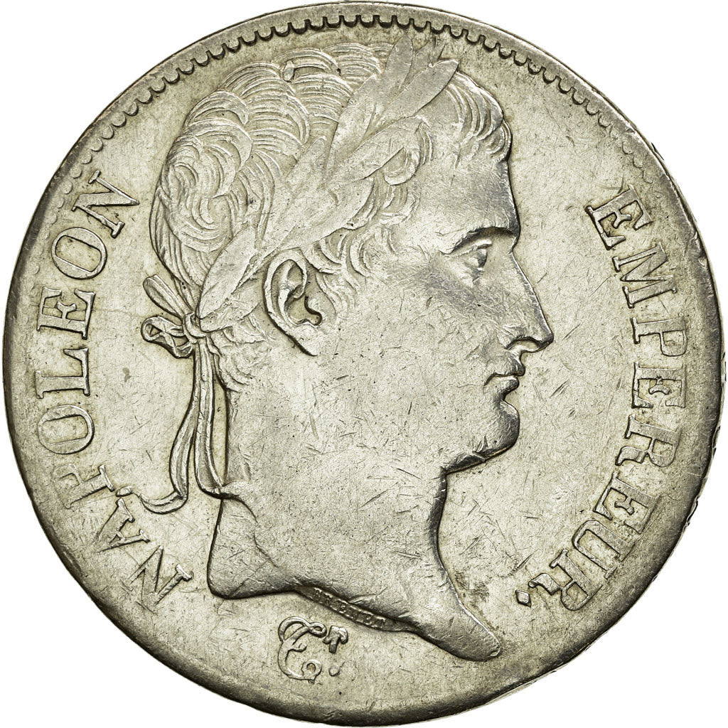 Munten, Frankrijk, Napoléon I, 5 Francs, 1813, Toulouse, ZF, Zilver, KM:694.10
