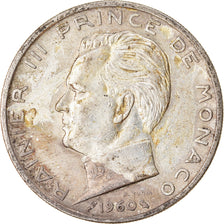 Münze, Monaco, Rainier III, 5 Francs, 1960, SS, Silber, KM:141, Gadoury:MC 152