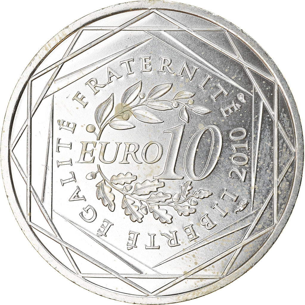 France, 10 Euro, 2010, Martinique, SPL, Argent, KM:1662