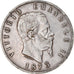 Coin, Italy, Vittorio Emanuele II, 5 Lire, 1873, Milan, EF(40-45), Silver