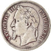 Francia, Napoléon III, 5 Francs, 1867, Strasbourg, MB+, Argento, KM:799.2