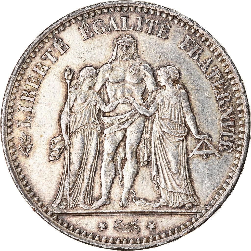 Monnaie, France, Hercule, 5 Francs, 1875, Paris, TTB, Argent, Gadoury:745a