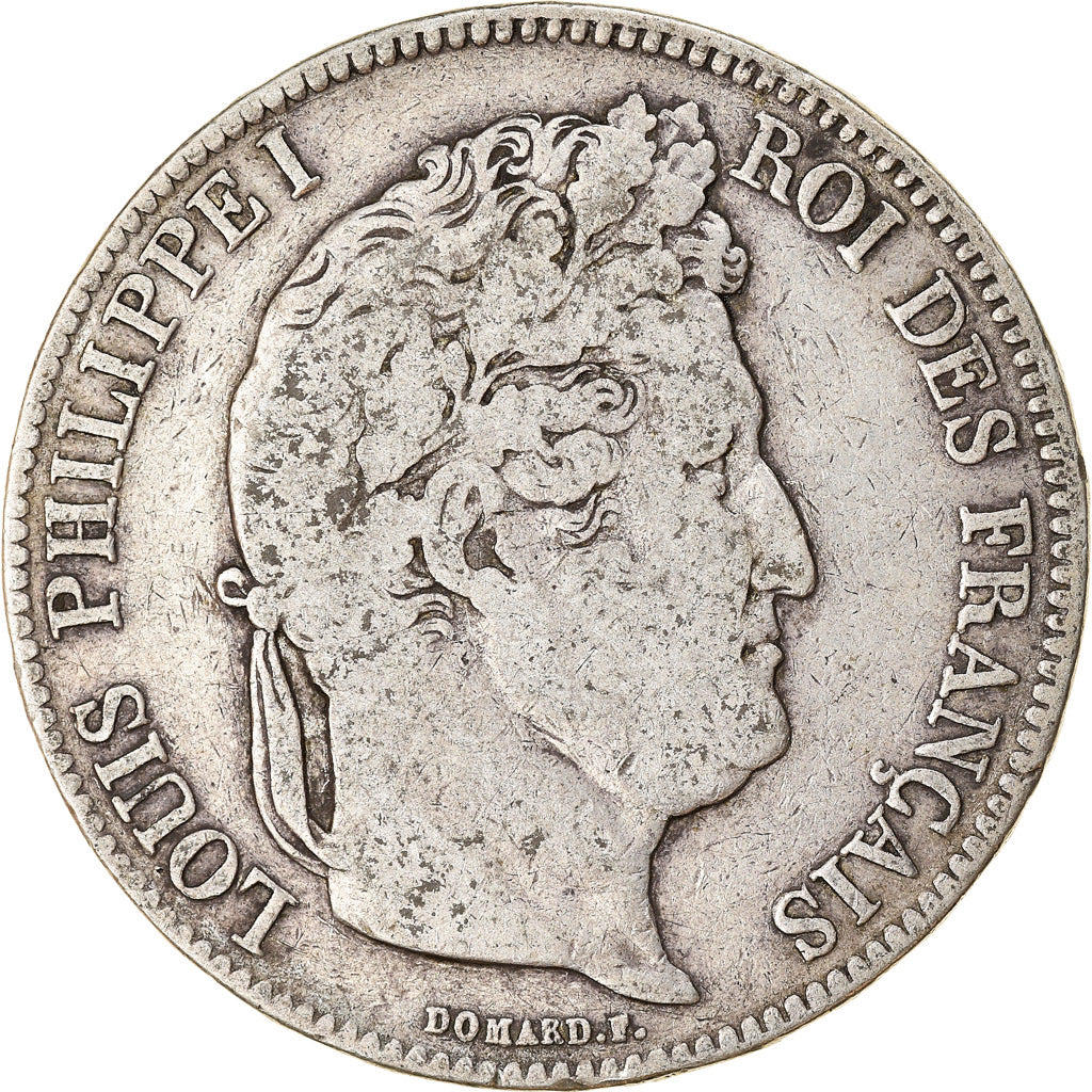 Monnaie, France, Louis-Philippe, 5 Francs, 1832, Bayonne, TB, Argent