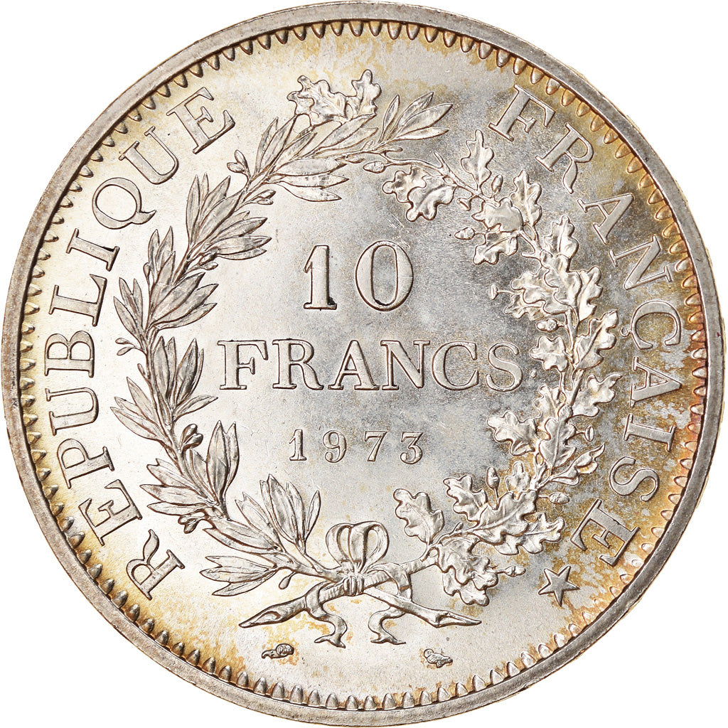 France, Hercule, 10 Francs, 1973, Paris, SUP+, Argent, KM:932, Gadoury:813