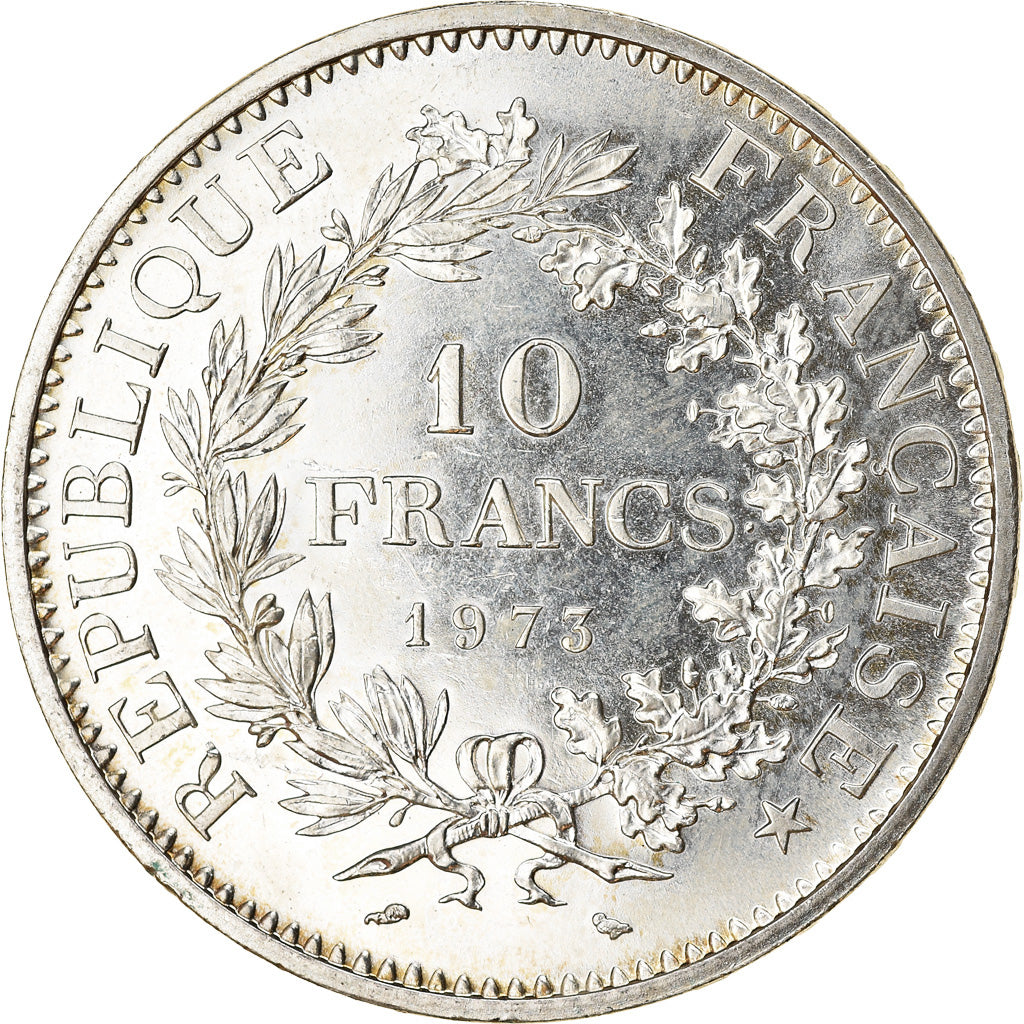 Moneta, Francia, Hercule, 10 Francs, 1973, Paris, SPL, Argento, KM:932