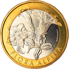 Monnaie, Suisse, Flora Alpina, 10 Francs, 2017, Bern, SPL, Bi-Metallic