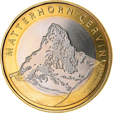 Moneta, Svizzera, Matterhorn, Cervin, 10 Francs, 2004, Bern, SPL, Bi-metallico