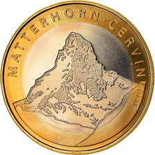 Moneta, Svizzera, Matterhorn, Cervin, 10 Francs, 2004, Bern, SPL, Bi-metallico
