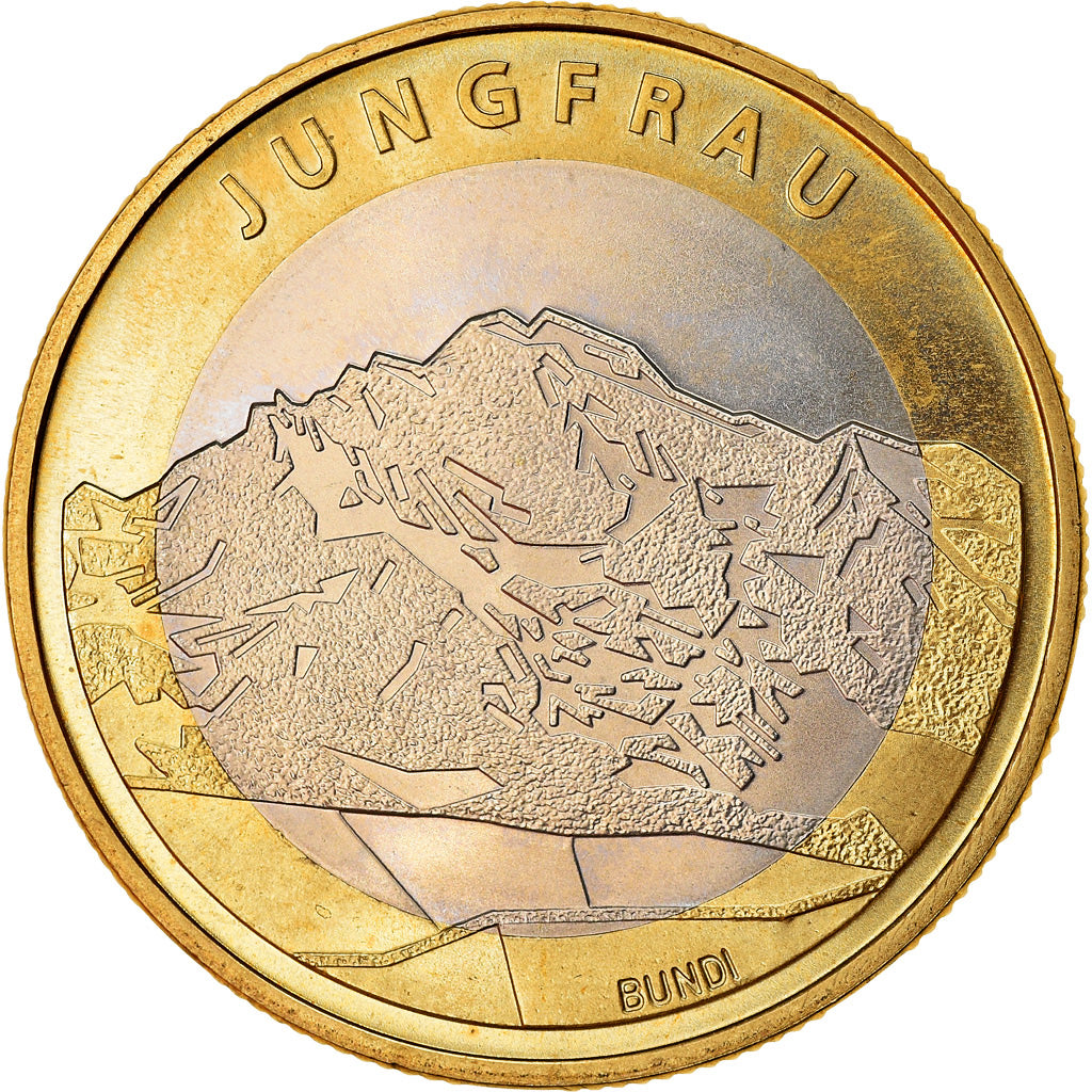 Monnaie, Suisse, Jungfrau, 10 Francs, 2005, Bern, SPL, Bi-Metallic