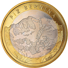 Münze, Schweiz, Piz Bernina, 10 Francs, 2006, Bern, UNZ, Bi-Metallic