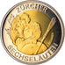 Münze, Schweiz, Zürcher Sechseläuten, 5 Francs, 2001, Bern, UNZ, Bi-Metallic