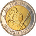 Münze, Schweiz, Zürcher Sechseläuten, 5 Francs, 2001, Bern, UNZ, Bi-Metallic