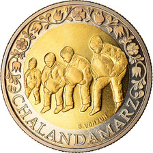 Moneta, Svizzera, Chalandamarz, 5 Francs, 2003, Bern, SPL, Bi-metallico