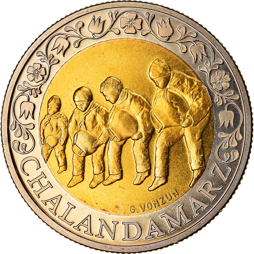 Monnaie, Suisse, Chalandamarz, 5 Francs, 2003, Bern, SPL, Bi-Metallic