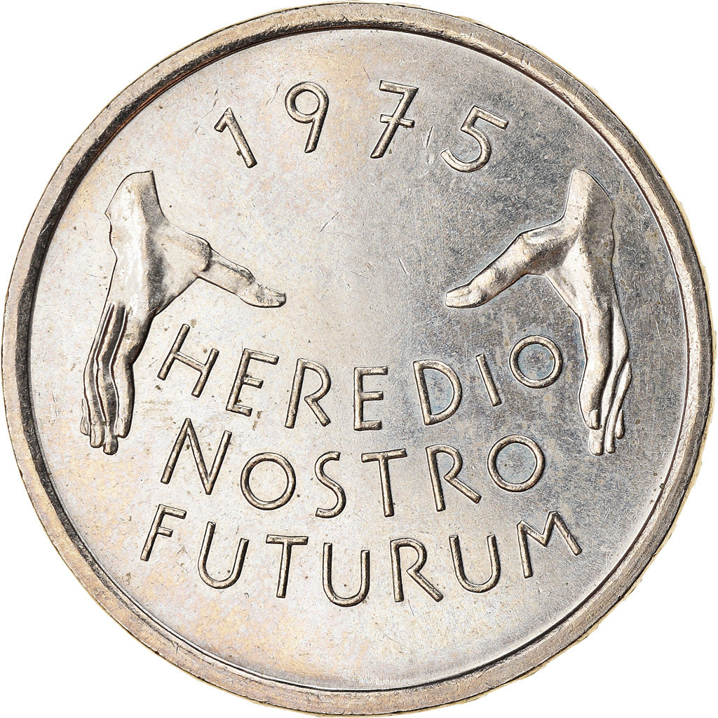 Coin, Switzerland, Patrimoine architectural, 5 Francs, 1975, AU(55-58)
