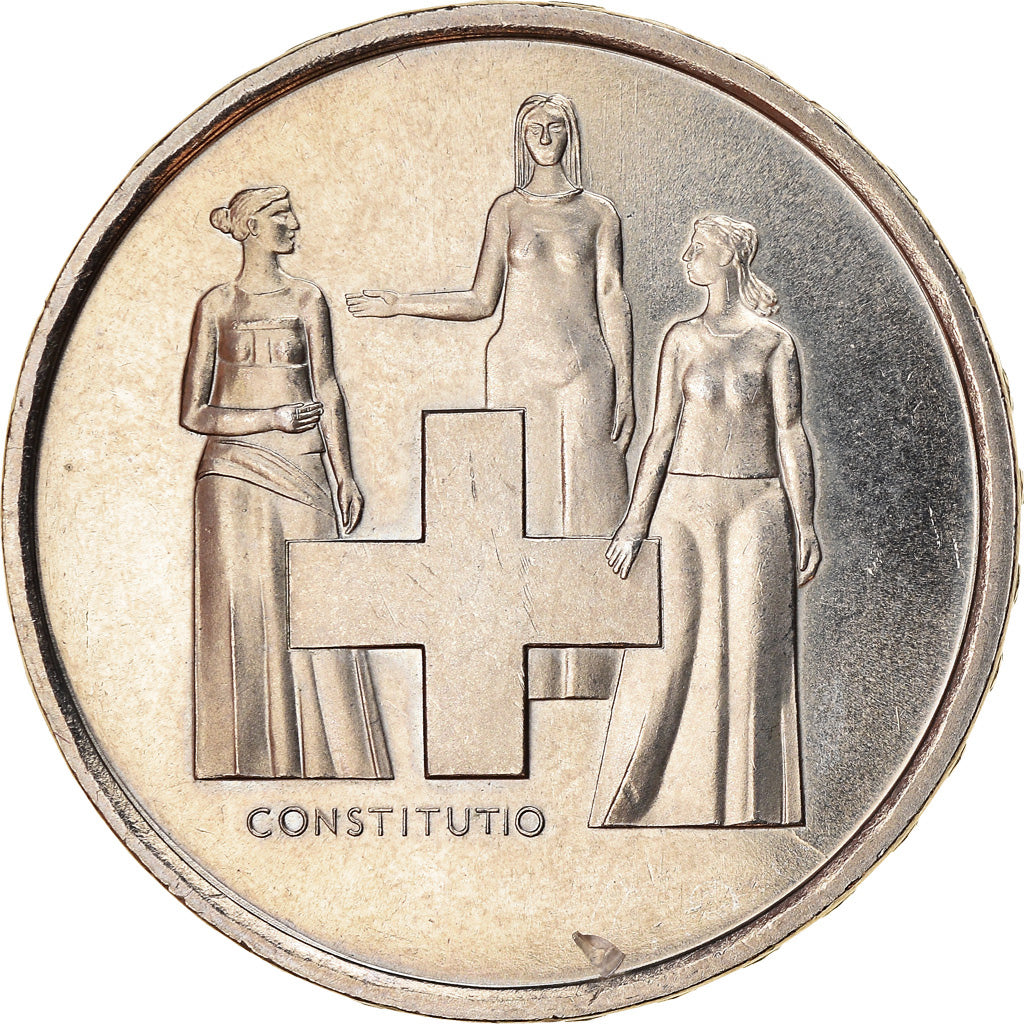 Monnaie, Suisse, Révision de la Constitution, 5 Francs, 1974, SPL