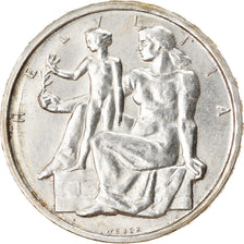 Moneta, Szwajcaria, Constitution, 5 Francs, 1948, MS(63), Miedź-Nikiel