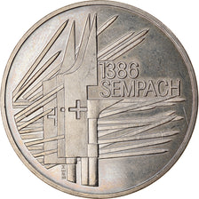 Coin, Switzerland, Sempach, 5 Francs, 1986, MS(63), Copper-nickel