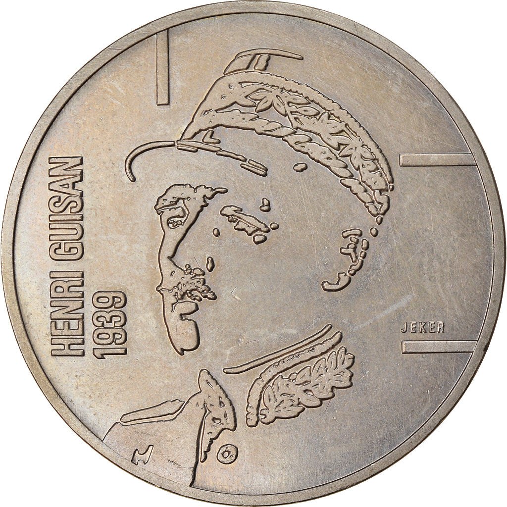 Coin, Switzerland, Général Guisan, 5 Francs, 1989, MS(63), Copper-nickel