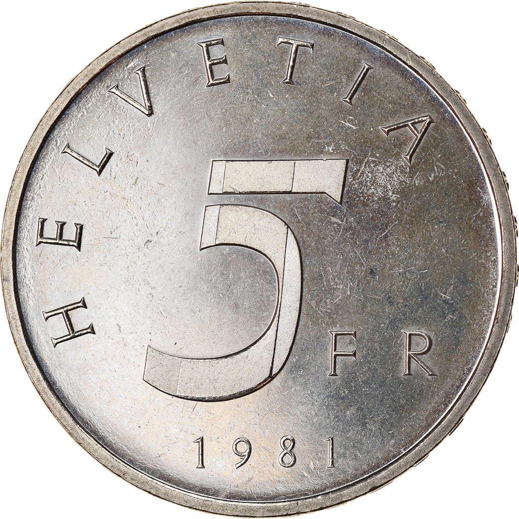 Monnaie, Suisse, Convention de Stans, 5 Francs, 1981, SPL, Copper-nickel