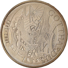 Coin, Switzerland, Train de Gotthard, 5 Francs, 1982, MS(63), Copper-nickel