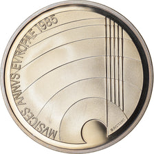 Moneta, Szwajcaria, Année européenne de la musique, 5 Francs, 1985, MS(63)