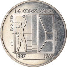 Moneta, Svizzera, Le Corbusier, 5 Francs, 1987, SPL, Rame-nichel
