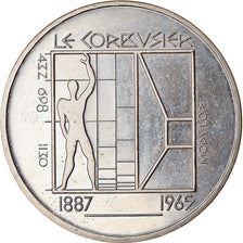 Monnaie, Suisse, Le Corbusier, 5 Francs, 1987, SPL, Copper-nickel