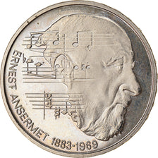 Moneta, Svizzera, Ernest Ansermet, 5 Francs, 1983, SPL, Rame-nichel