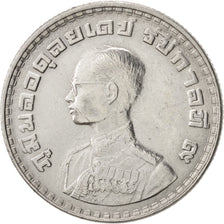 THAILAND, Baht, 1972, KM #84, AU(55-58), Copper-Nickel, 26.9, 7.60