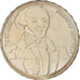 Moeda, Suíça, Jeremias Gotthelf, 20 Francs, 1997, Proof, MS(63), Prata