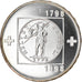 Münze, Schweiz, République helvétique, 20 Francs, 1998, Proof, UNZ, Silber