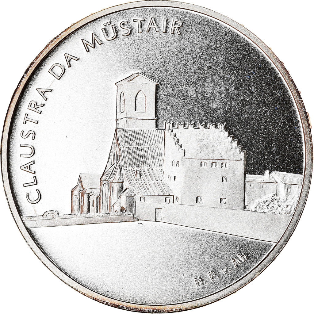 Coin, Switzerland, Couvent de Müstair, 20 Francs, 2001, Proof, MS(63), Silver